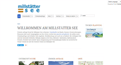 Desktop Screenshot of millstaettersee.net