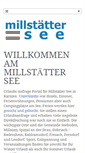 Mobile Screenshot of millstaettersee.net